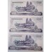 NORTH KOREA 2002 . FIVE THOUSAND 5000 WON BANKNOTES . CONSECUTIVE SIX